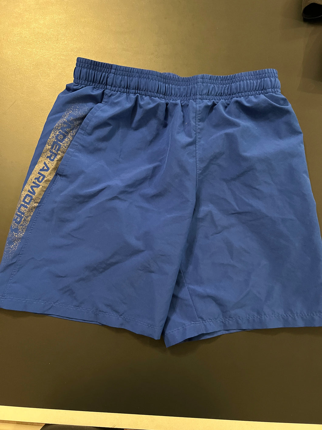 under armour blue sports shorts 13