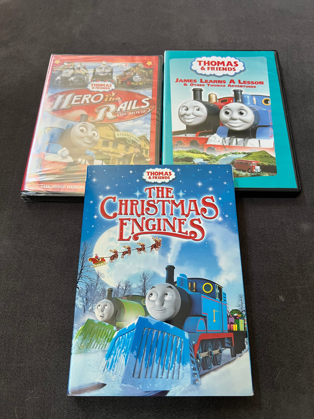 3 Thomas the Train DVDs (2 NEW)
