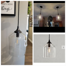 Load image into Gallery viewer, Pottery Barn City Glass Pendants (2)
