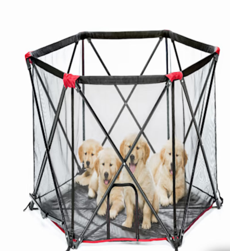 Regalo pop up pet crate with carrying bag