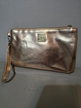 Load image into Gallery viewer, Rose Gold Zippered Clutch

