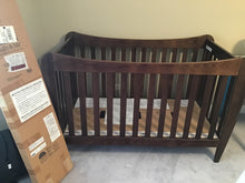 Load image into Gallery viewer, Lolly &amp; Me Full Size Crib w/Toddler Bars
