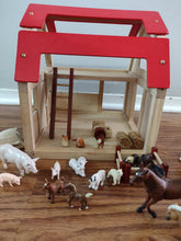 Load image into Gallery viewer, Plan Toys Wooden Farm Playset
