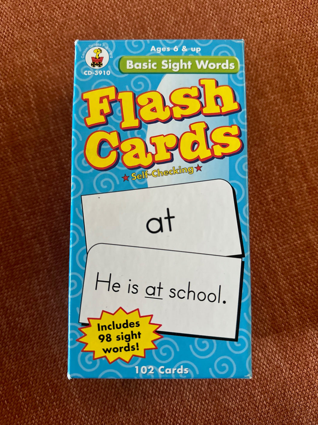 Carson Dellosa Sight Words Flash Cards