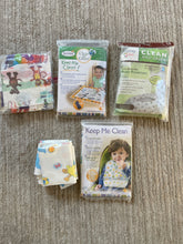 Load image into Gallery viewer, Summer Keep Me Clean disposable bibs, placemats, potty cover and changing pad
