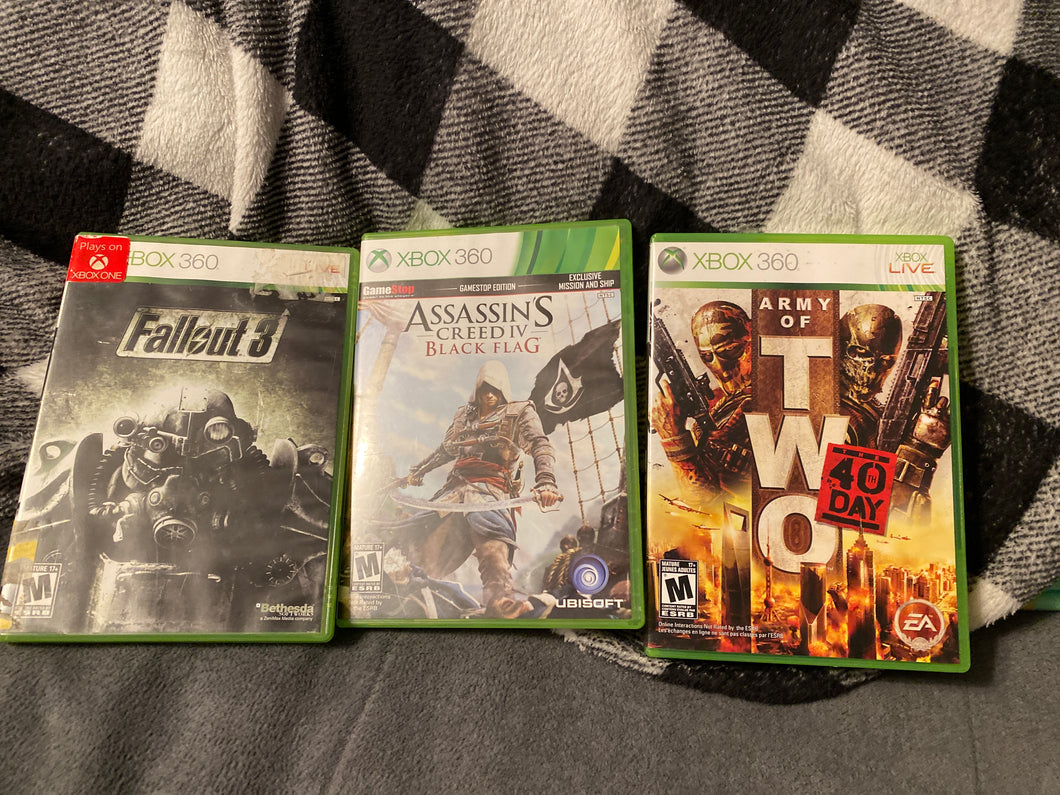 Xbox 360 game lot - lot of 3