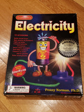 Load image into Gallery viewer, Science Wiz Electricity Kit.  Includes book and experiment pieces
