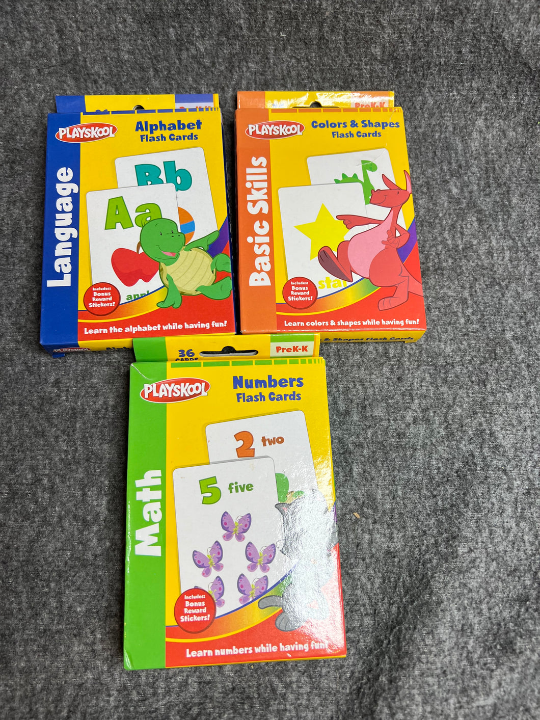 Playskool Flashcards for Letters, Numbers, Colors, and Shapes One Size