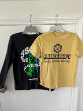 Load image into Gallery viewer, Abercrombie Kids Minecraft Shirts Set of 2 10
