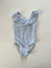 Load image into Gallery viewer, Carter&#39;s Just One You - Toddler Girls Blue Gingham Ruffle Bathing Suit 2T
