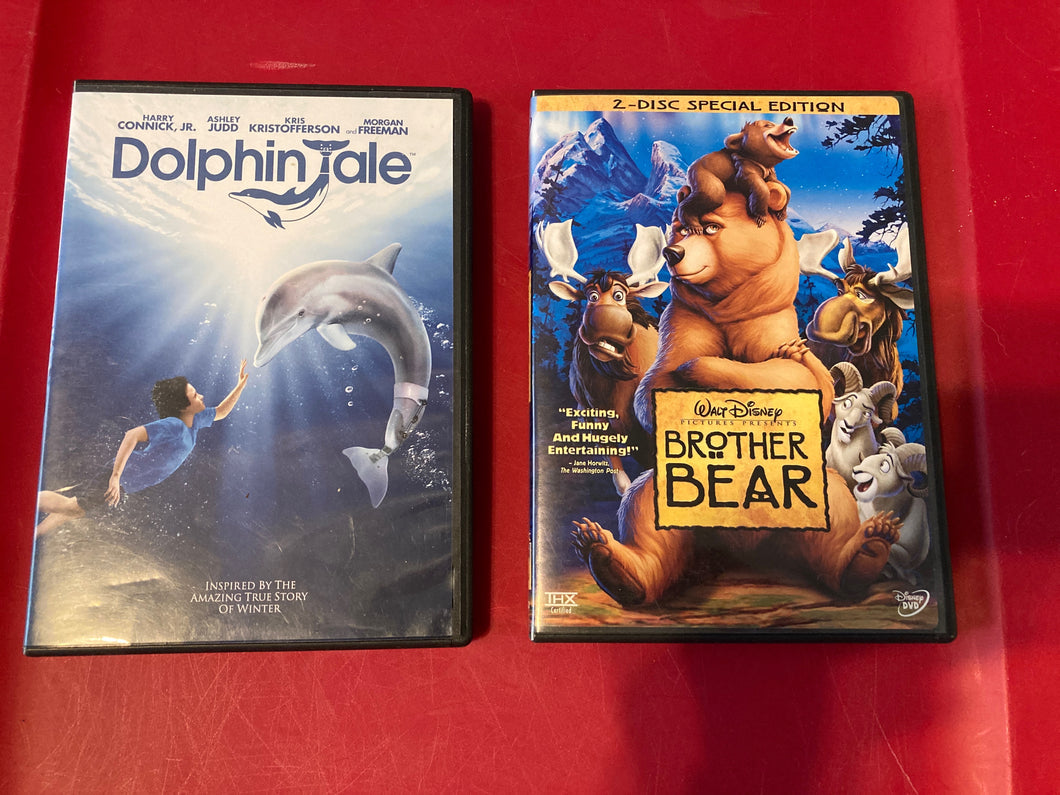 Brother bear and dolphin dvd