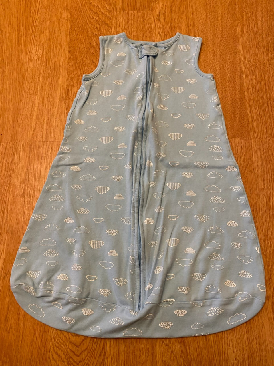 Carters Blue Sleep Sack with Clouds Size  6 months
